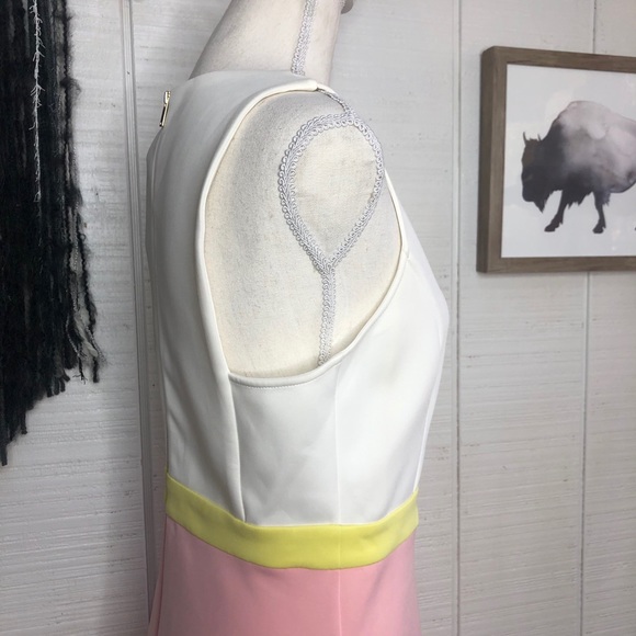 ERIN by Erin featherston color block yellow and off white dress NWT - Picture 11 of 17